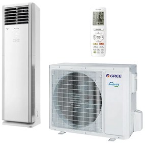 Κλιματιστικό στήλης Gree GVH55ALXM-M6DNC7A, 55000 BTU, 105 m2, Τριφασικό, A++/A+, Wi-Fi, R-32, Λευκό