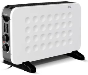 BRUNO Θερμοπομπός BRN-0206, 2000W, με θερμοστάτη και ανεμιστήρα, λευκός