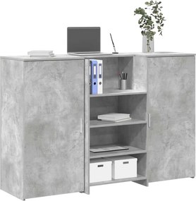 vidaXL Γραφείο υποδοχής 155x50x103,5 εκ. Επεξεργασμένο Ξύλο