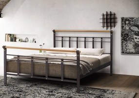 Κρεβάτι 107ΚΠ3 για στρώμα 140χ190 διπλό με επιλογή χρώματος