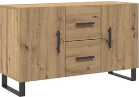 vidaXL Σκευοθήκη Δρυς τεχνίτης 100x36x60 cm Κατασκευασμένο ξύλο