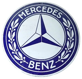 Μεταλλική πινακίδα Mercedes Benz