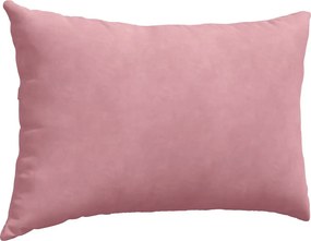 vidaXL Μαξιλάρι Καναπέ 2 τμχ. Βελούδο Ροζ 60 x 40 cm