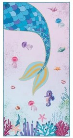 Beauty Home Πετσέτα θαλάσσης διπλής όψης παιδική Microfiber Αrt 2268 Βεραμάν