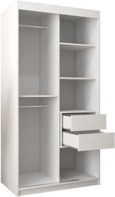 Ντουλάπα Spoti Συρόμενη-Φυσικό-Μήκος: 100εκ