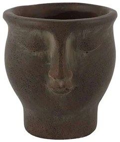 Κασπώ Face 013.786066 12,5x14cm Brown Ceramic