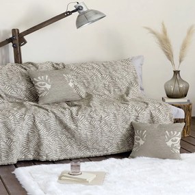 Ριχτάρι Lebrand Taupe Nima Three-Seater 180x300cm Chenille