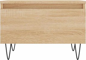 vidaXL Τραπεζάκια Σαλονιού 2 τεμ. Sonoma Δρυς 50x46x35 εκ. Επεξ. Ξύλο
