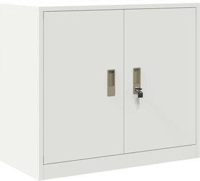 vidaXL Ντουλάπι αποθήκευσης με αποθήκευση Λευκό 80 x 40 x 70 εκ