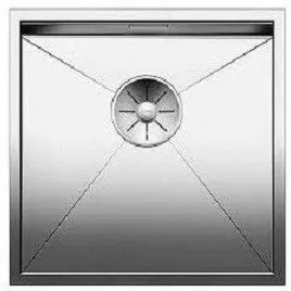 Blanco Zerox 400-U Inox Λείος Νεροχύτης Υποκαθήμενος με 1 Γούρνα 44x44 cm