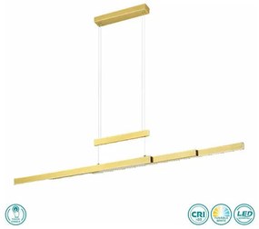 Φωτιστικό Κρεμαστό Ράγα L95xH150cm Led Smd 45w 5300lm 2700-5000K Μπρονζέ Trio Trajan 375310508