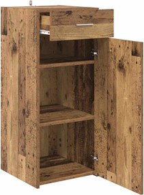 vidaXL Ντουλάπι αποθήκευσης Τεχνίτικη Δρυς 40 x 42,5 x 93 εκ.