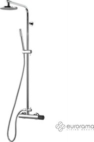 Eurorama Oso Chrome 178065 - Στήλη ντουζ 2 εξόδων