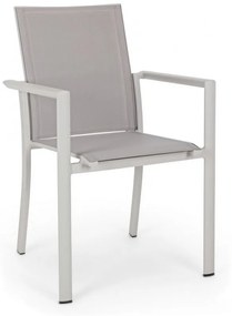Καρέκλα Με Μπράτσα Konnor Rastin Γκρι 56,2x60x88εκ. - Γκρι