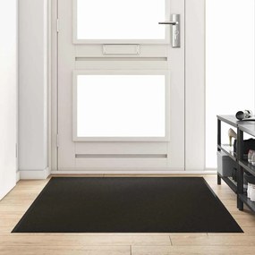 vidaXL Πατάκι Πόρτας Ορθογώνιο Μαύρο 120x180 εκ