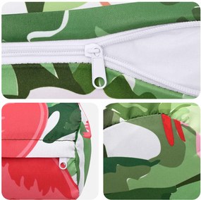 vidaXL Κάλυμμα Μαξιλαριού 2 pcs HEERLEN Πολύχρωμο Ø 15 x 40 εκ