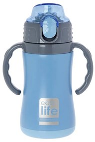 Ecolife Θερμός Παιδικός Kids Thermos Blue 300ml Μπλε 33-BO-3006