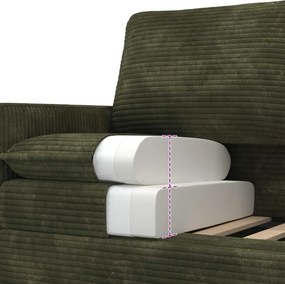 vidaXL Καναπές Πράσινο 156 x 81 x 87,5 εκ Πολυεστέρας