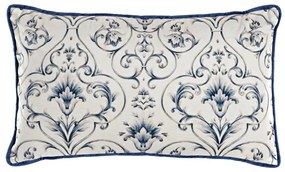 Μαξιλάρι DKD Home Decor Μπλε 50 x 10 x 30 cm Blomster