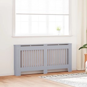 vidaXL Καπάκι Καλοριφέρ 2 pcs Γκρι 172 x 19 x 81,5εκ