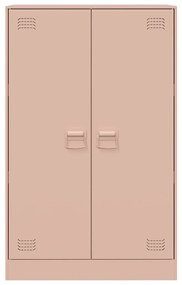 vidaXL Ντουλάπι Ροζ 67x39x107 εκ. από Ατσάλι