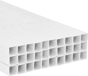 vidaXL Κανάλι Καλωδίων 100 x 60 χιλ. 30 μ. από PVC
