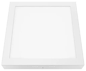 LED SLIM PANEL WHITE SQUARE CEIL.18W 3000K 1620Lm 225mm 230V AC Ra80