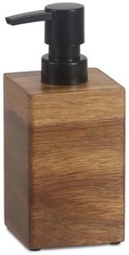 Δοχείο Κρεμοσάπουνου Acacia Square AH-BA25084 7x7x16,5cm Natural Andrea House ABS,Ξύλο