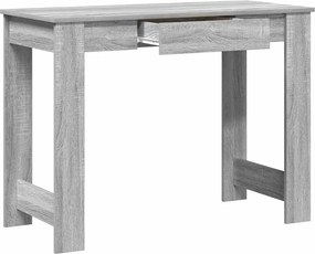 vidaXL Γραφείο Γκρι Sonoma 100x45x75 εκ. από Επεξεργασμένο Ξύλο