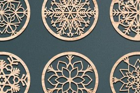 Intra απο ξύλο plywood 3mm-4mm πάχος - Σουβέρ Laser Cut Δίασταση 30x20 cm INTRAFABR-65995900