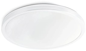 Φωτιστικό Οροφής - Πλαφονιέρα Foro 63404 LED 24W 3000K 2000Lm White Faro Barcelona Aluminum,Pmma