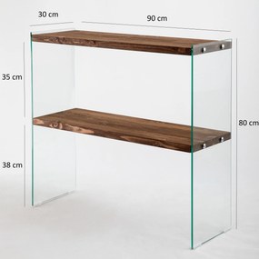 Συρταριέρα Καρυδί RAFARIR 90x30x80