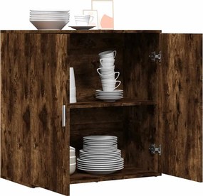 vidaXL Βοηθητικό Ντουλάπι Καπνιστή Δρυς 79x38x80εκ. Επεξεργασμένο Ξύλο