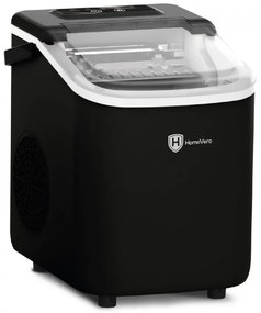 HomeVero HV-IM1224B Παγομηχανή Ημερήσια Παραγωγή 10kg Μαύρη