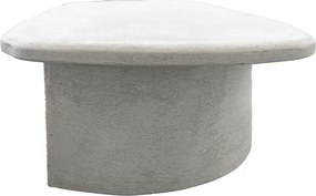 Τραπέζι σαλονιού Verven pakoworld mdf λευκό 120x60x32εκ