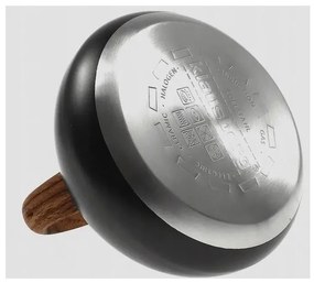 Klausberg KB 7565, 3 L, παχιά βάση, επαγωγική, μαύρο/καφέ