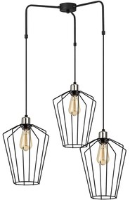 Φωτιστικό Οροφής Fener 892OPV1477 68x25x100cm 3xE27 40W Black Opviq