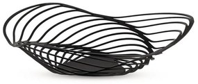 Φρουτιέρα Trinity ACO03 B Φ33x8cm Μεταλλική Black Alessi Metal