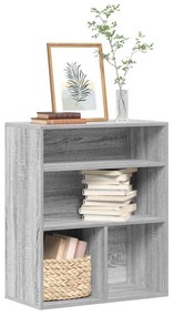 Βιβλιοθήκη Γκρι Sonoma 60x30x71,5 εκ. από Επεξεργασμένο Ξύλο - Γκρι