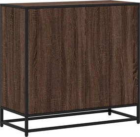 vidaXL Βιβλιοθήκη Καφέ Δρυς 80,5x35x76 εκ. Επεξεργασμένο Ξύλο