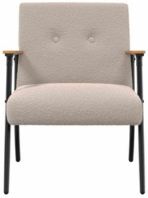 vidaXL Πολυθρόνα Ανοιχτό γκρι 59 x 75 x 78 εκ