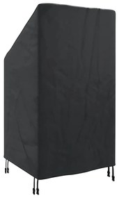 vidaXL Κάλυμμα Κήπου για Καρέκλα Μαύρο 70 x 70 x 85 / 125 cm Ύφασμα 210D