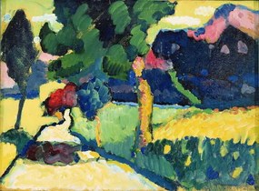 Αναπαραγωγή Summer Landscape (1909), Wassily Kandinsky