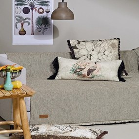 Ριχτάρι Kanon 15 Linen Kentia Πολυθρόνα 170x180cm Chenille,Cotton,Polyester