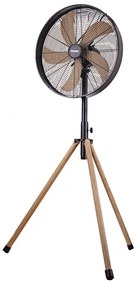 Primo PRSF-80580 Ανεμιστήρας Ορθοστάτης 18'' 45εκ. Μεταλλικός Με Ξύλινο Τρίποδο Μαύρος