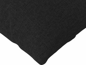 vidaXL Μαξιλάρι Καναπέ 2 pcs Μαύρο 120 x 40 cm ύφασμα