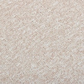 vidaXL Χαλί 20 pcs Ανοιχτό μπεζ. 50 x 50 cm 100% Πολυπροπυλένιο