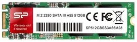 SILICON POWER SSD A55, 512GB, M.2 2280, SATA III, 560-530MB/s