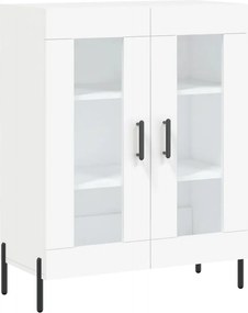 vidaXL Ντουλάπι Λευκό 69,5x34x180 εκ. από Επεξεργασμένο Ξύλο