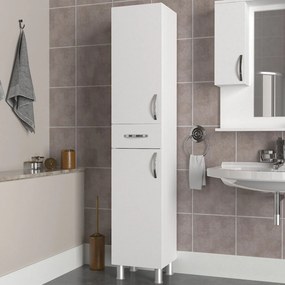 Έπιπλο Μπάνιου Λευκό PAODRAR 35x31.3x179
